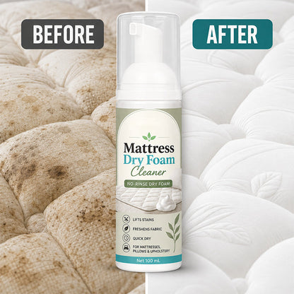 No-Rinse Mattress Dry Foam Cleaner-Enzyme- Powered Formula with Quick-DryTechnology- deal for Mattresses Sofas, Car Seats & pillows