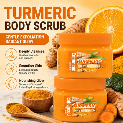 Beeclara® |✨ Turmeric Glow Scrub — Buff Away Dull, Rough Skin for a Softer, Smoother-Looking Glow 🧡