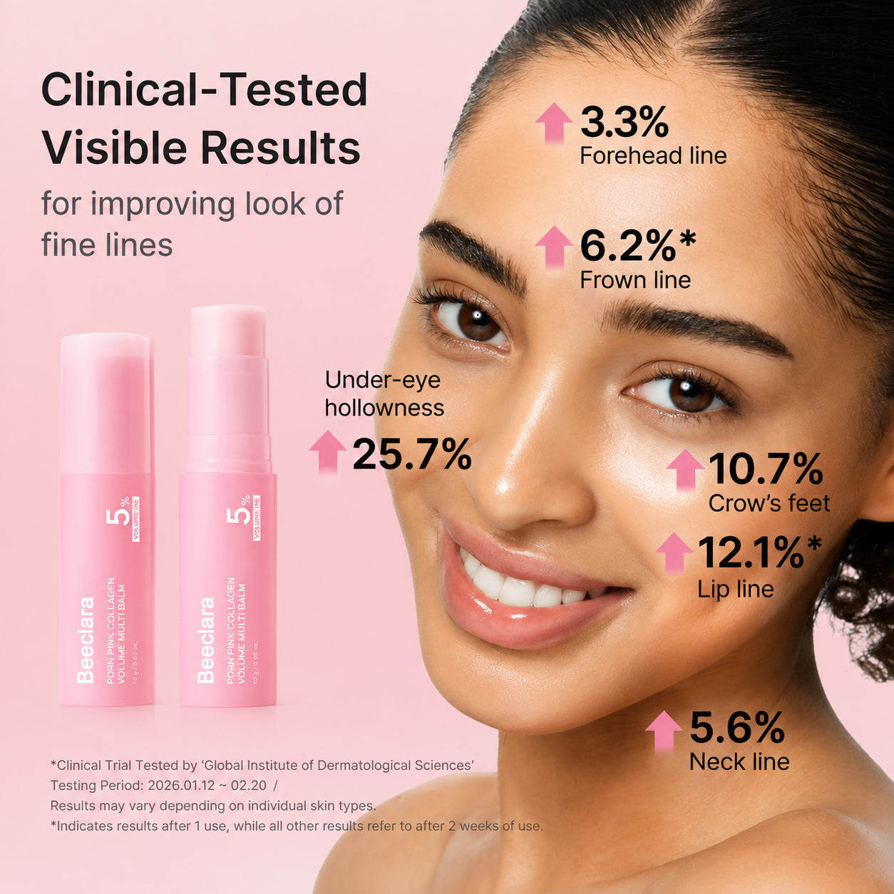 Beeclara®PDRN Pink Collagen Volume Multi Balm 💫