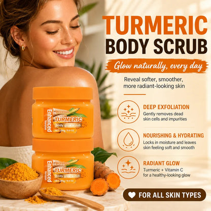 Beeclara® |✨ Turmeric Glow Scrub — Buff Away Dull, Rough Skin for a Softer, Smoother-Looking Glow 🧡