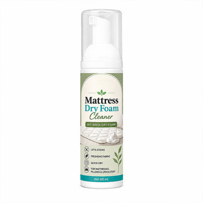 No-Rinse Mattress Dry Foam Cleaner-Enzyme- Powered Formula with Quick-DryTechnology- deal for Mattresses Sofas, Car Seats & pillows