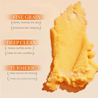Beeclara® |✨ Turmeric Glow Scrub — Buff Away Dull, Rough Skin for a Softer, Smoother-Looking Glow 🧡