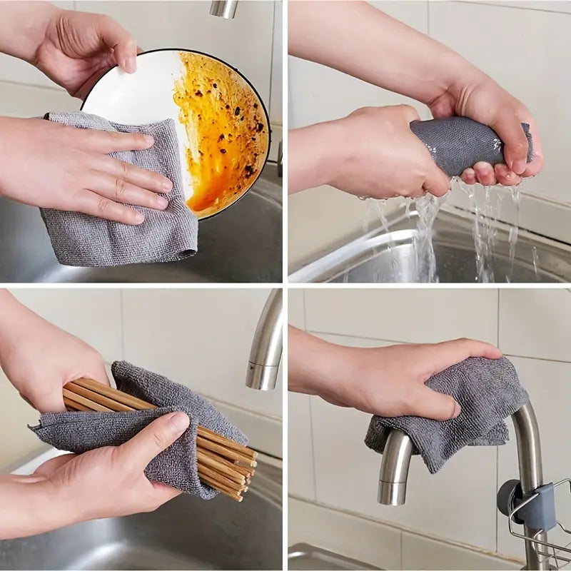 Microfiber cleaning cloth roll