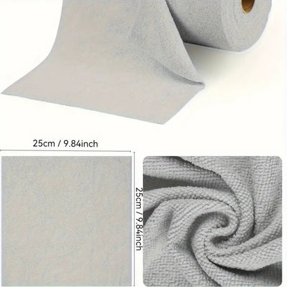 Microfiber cleaning cloth roll