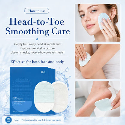 Body Gommage Exfoliating Pad 8ea for bumpy skin flaky skin body scrub