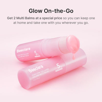 Beeclara®PDRN Pink Collagen Volume Multi Balm 💫