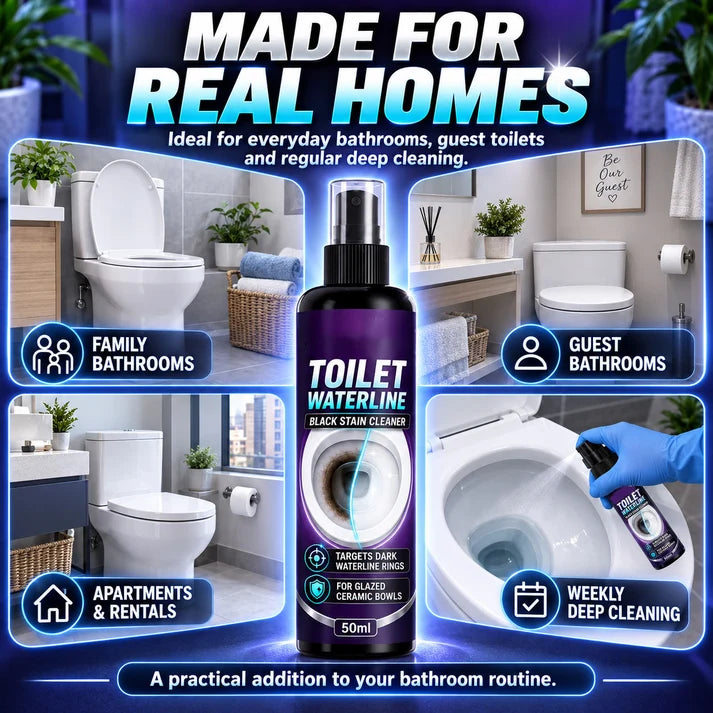 🥳 Hot Seller 🥳💞 Over 10,000 sold! Toilet Water Line Cleaner—Targets black rings with a special formula that reduces scrubbing. Makes your toilet look brand new—hurry and grab yours now!