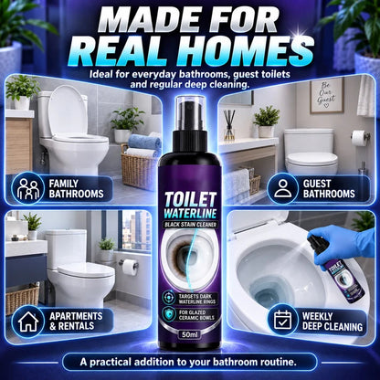 🥳 Hot Seller 🥳💞 Over 10,000 sold! Toilet Water Line Cleaner—Targets black rings with a special formula that reduces scrubbing. Makes your toilet look brand new—hurry and grab yours now!