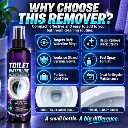 🥳 Hot Seller 🥳💞 Over 10,000 sold! Toilet Water Line Cleaner—Targets black rings with a special formula that reduces scrubbing. Makes your toilet look brand new—hurry and grab yours now!